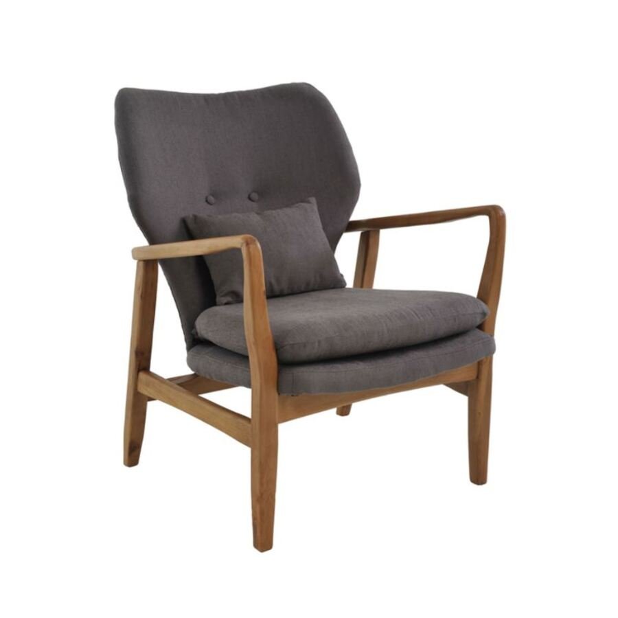 Cinza linho Poltrona cinza (linho)